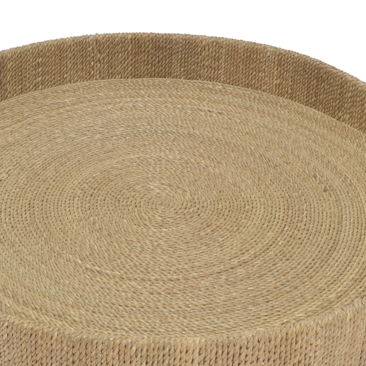 Palecek Home Decor Palecek Monarch Round Tray Large, Natural