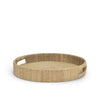 Palecek Home Decor Palecek Monarch Round Tray Small, Natural