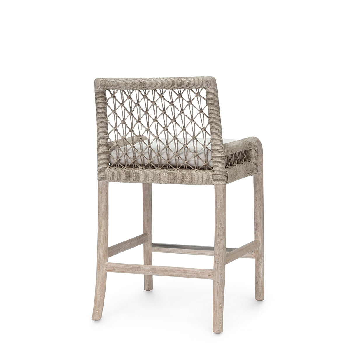 Palecek Furniture I/O SAILCLOTH SALT 64 / Motor Freight - Rate TBQ Palecek Montecito Outdoor 24" Counter Stool