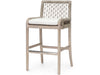 Palecek Furniture I/O SAILCLOTH SALT 64 / Motor Freight - Rate TBQ Palecek Montecito Outdoor 30" Barstool