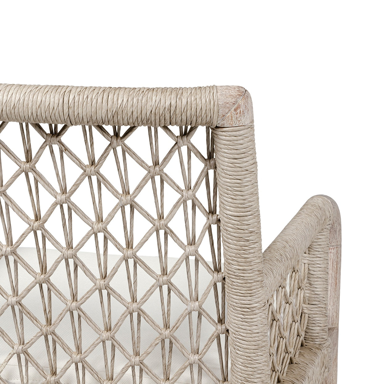 Palecek Furniture I/O SAILCLOTH SALT 64 / Motor Freight - Rate TBQ Palecek Montecito Outdoor Arm Chair