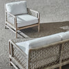 Palecek Furniture I/O SAILCLOTH SALT 64 / Motor Freight - Rate TBQ Palecek Montecito Outdoor Lounge Chair