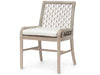 Palecek Furniture I/O SAILCLOTH SALT 64 / Motor Freight - Rate TBQ Palecek Montecito Outdoor Side Chair