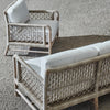 Palecek Furniture I/O SAILCLOTH SALT 64 / Motor Freight - Rate TBQ Palecek Montecito Outdoor Sofa