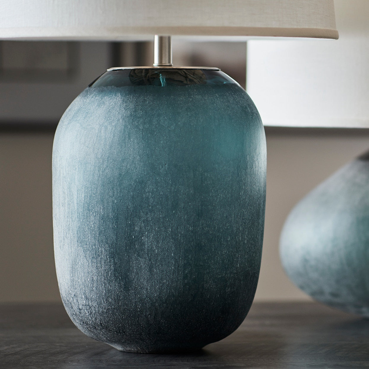 Palecek Lighting Palecek Mykonos Glass Table Lamp Tall