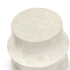 Palecek Furniture Palecek Nali Stone Outdoor Stool White