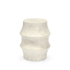 Palecek Furniture Palecek Nali Stone Outdoor Stool White
