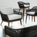 Palecek Furniture I/O SAILCLOTH SALT 64 / Motor Freight - Rate TBQ Palecek Napoli Outdoor 30" Barstool