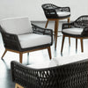 Palecek Furniture I/O SAILCLOTH SALT 64 / Motor Freight - Rate TBQ Palecek Napoli Outdoor 30" Barstool