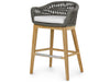 Palecek Furniture I/O SAILCLOTH SALT 64 / Motor Freight - Rate TBQ Palecek Napoli Outdoor 30" Barstool
