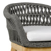 Palecek Furniture I/O SAILCLOTH SALT 64 / Motor Freight - Rate TBQ Palecek Napoli Outdoor 30" Barstool