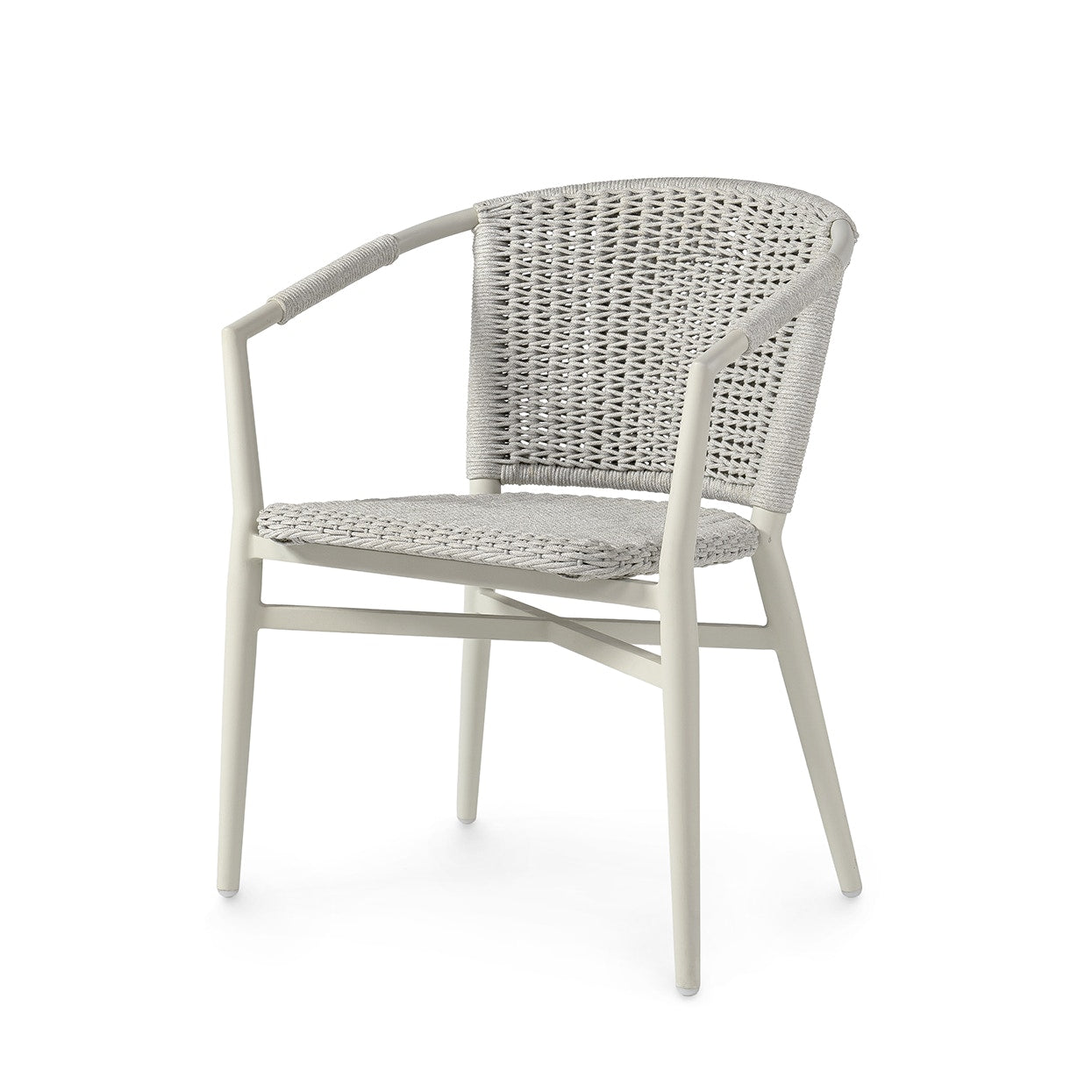 Palecek Furniture Default Title / Motor Freight - Rate TBQ Palecek Nina Outdoor Stackable Arm Chair, Stone