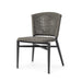 Palecek Furniture Palecek Nina Outdoor Stackable Side Chair, Charcoal