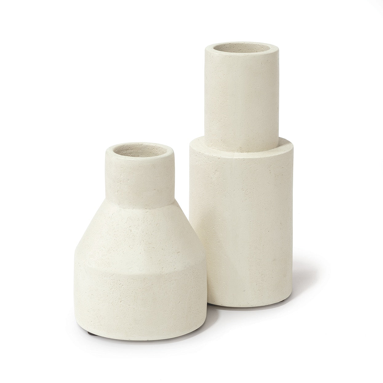 Palecek Home Decor Palecek Nova Outdoor Cylinder Urns Small, Set Of 2
