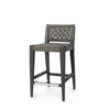 Palecek Furniture Default Title / Motor Freight - Rate TBQ Palecek Oliver Outdoor 24" Counter Stool, Charcoal