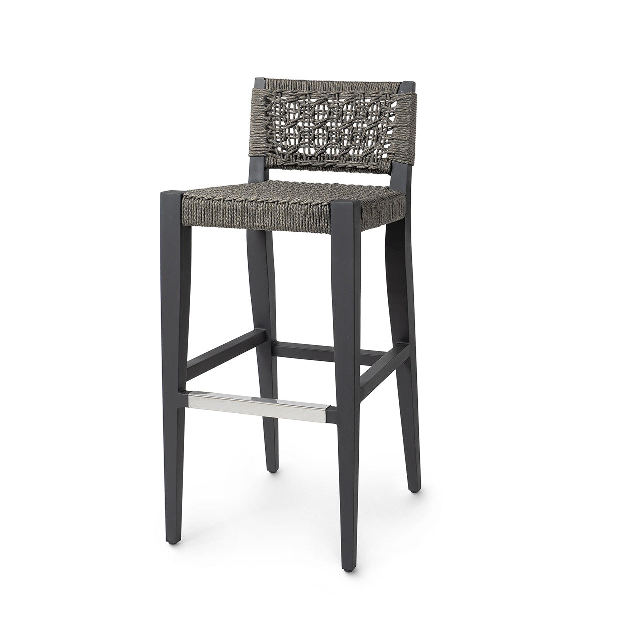 Palecek Furniture Default Title / Motor Freight - Rate TBQ Palecek Oliver Outdoor 30"Barstool, Charcoal