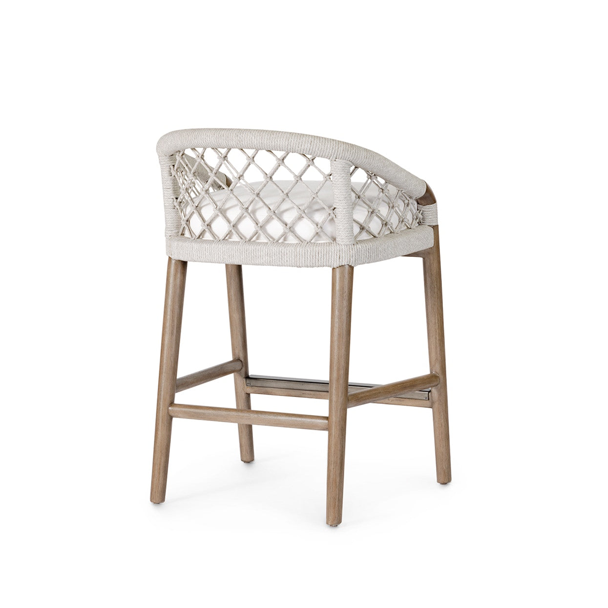 Palecek Furniture I/O SAILCLOTH SALT 64 / Motor Freight - Rate TBQ Palecek Otis 24" Counter Stool