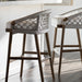 Palecek Furniture I/O SAILCLOTH SALT 64 / Motor Freight - Rate TBQ Palecek Otis 30" Barstool