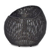 Palecek Furniture Palecek Outdoor Open Weave Wicker Swivel Stool, Espresso