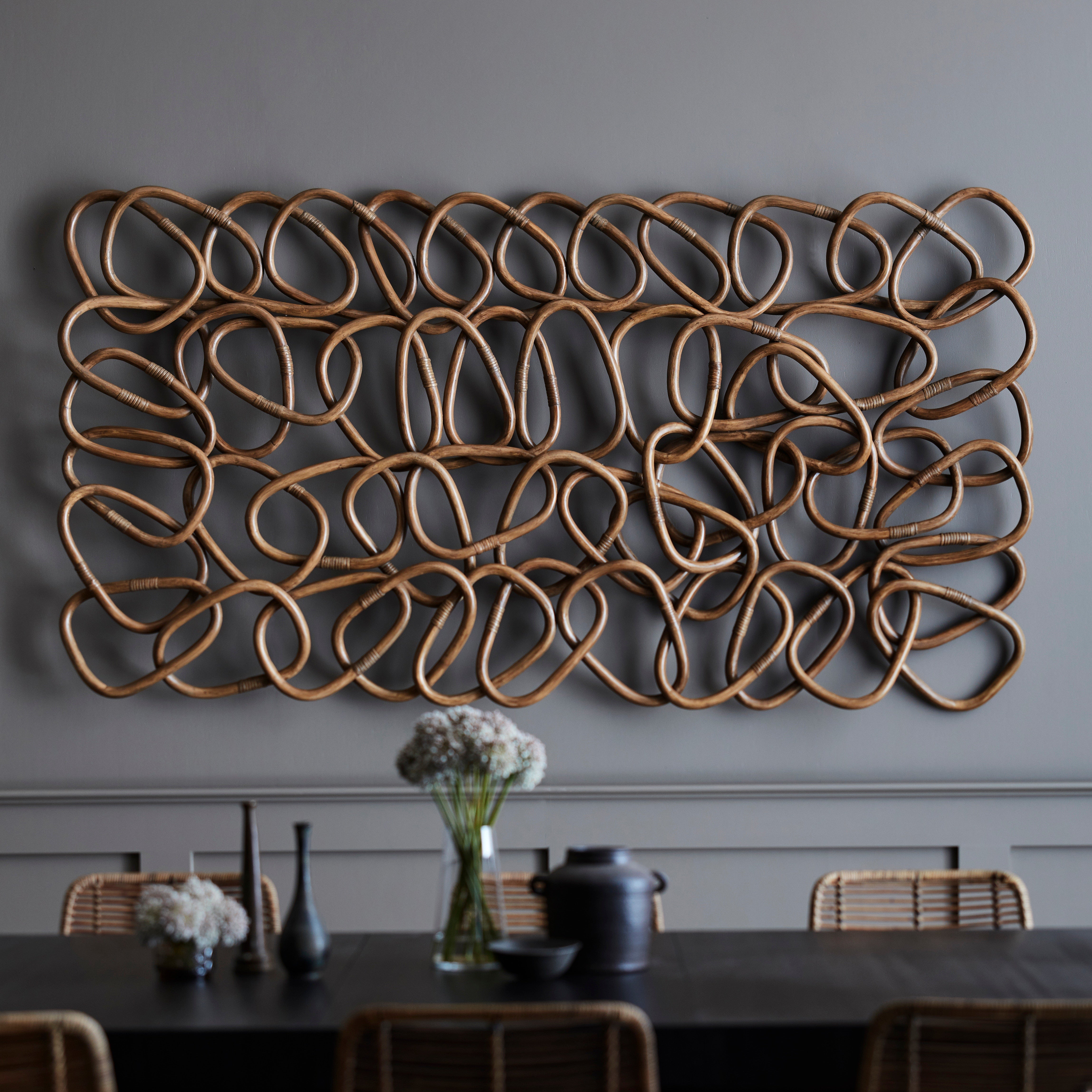 Palecek Home Decor Default Title / Motor Freight - Rate TBQ Palecek Palisades Rattan Wall Decor