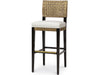 Palecek Furniture I/O SAILCLOTH SALT 64 / Motor Freight - Rate TBQ Palecek Panamawood 30" Barstool