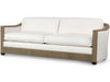 Palecek Furniture I/O BASKET WEAVE 4J / Motor Freight - Rate TBQ Palecek Pearson Sofa, Ash Grey