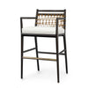 Palecek Furniture OYSTER HOPSACK 1E / Motor Freight - Rate TBQ Palecek Pratt 30" Barstool, Espresso