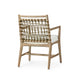 Palecek Furniture I/O BASKET WEAVE 4J / Motor Freight - Rate TBQ Palecek Pratt Arm Chair Cerused White