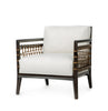 Palecek Furniture CHUNKY WEAVE OATMEAL 4S / Motor Freight - Rate TBQ Palecek Pratt Lounge Chair Espresso
