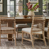 Palecek Furniture I/O BASKET WEAVE 4J / Motor Freight - Rate TBQ Palecek Pratt Side Chair Cerused White