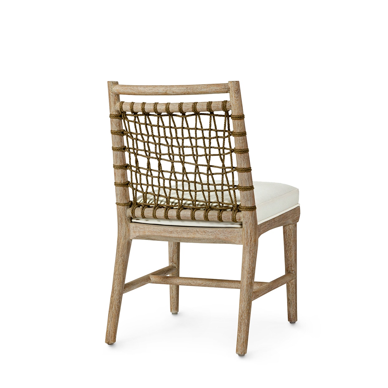Palecek Furniture I/O BASKET WEAVE 4J / Motor Freight - Rate TBQ Palecek Pratt Side Chair Cerused White
