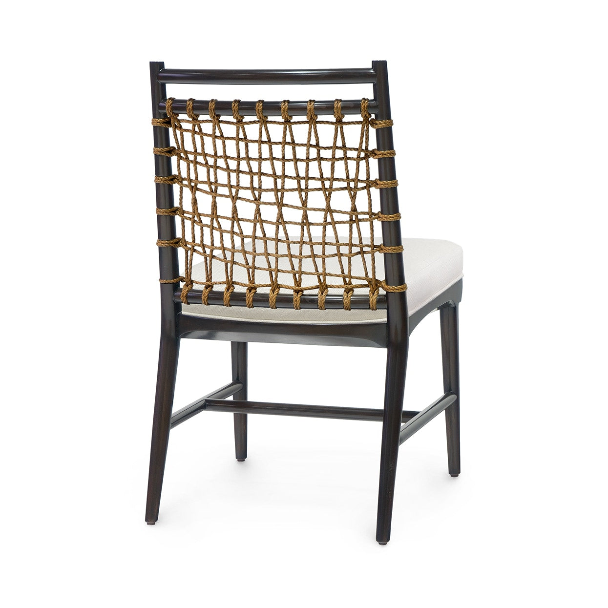 Palecek Furniture OYSTER HOPSACK 1E / Motor Freight - Rate TBQ Palecek Pratt Side Chair, Espresso