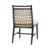 Palecek Furniture OYSTER HOPSACK 1E / Motor Freight - Rate TBQ Palecek Pratt Side Chair, Espresso