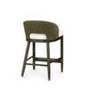 Palecek Furniture I/O BASKET WEAVE 4J / Motor Freight - Rate TBQ Palecek Prescott 24" Counter Stool Ash Grey