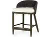 Palecek Furniture I/O BASKET WEAVE 4J / Motor Freight - Rate TBQ Palecek Prescott 24" Counter Stool Charcoal