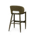 Palecek Furniture I/O BASKET WEAVE 4J Palecek Prescott 30" Barstool Ash Grey