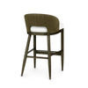 Palecek Furniture I/O BASKET WEAVE 4J Palecek Prescott 30" Barstool Ash Grey