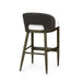 Palecek Furniture I/O BASKET WEAVE 4J Palecek Prescott 30" Barstool Charcoal