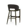 Palecek Furniture I/O BASKET WEAVE 4J Palecek Prescott 30" Barstool Charcoal