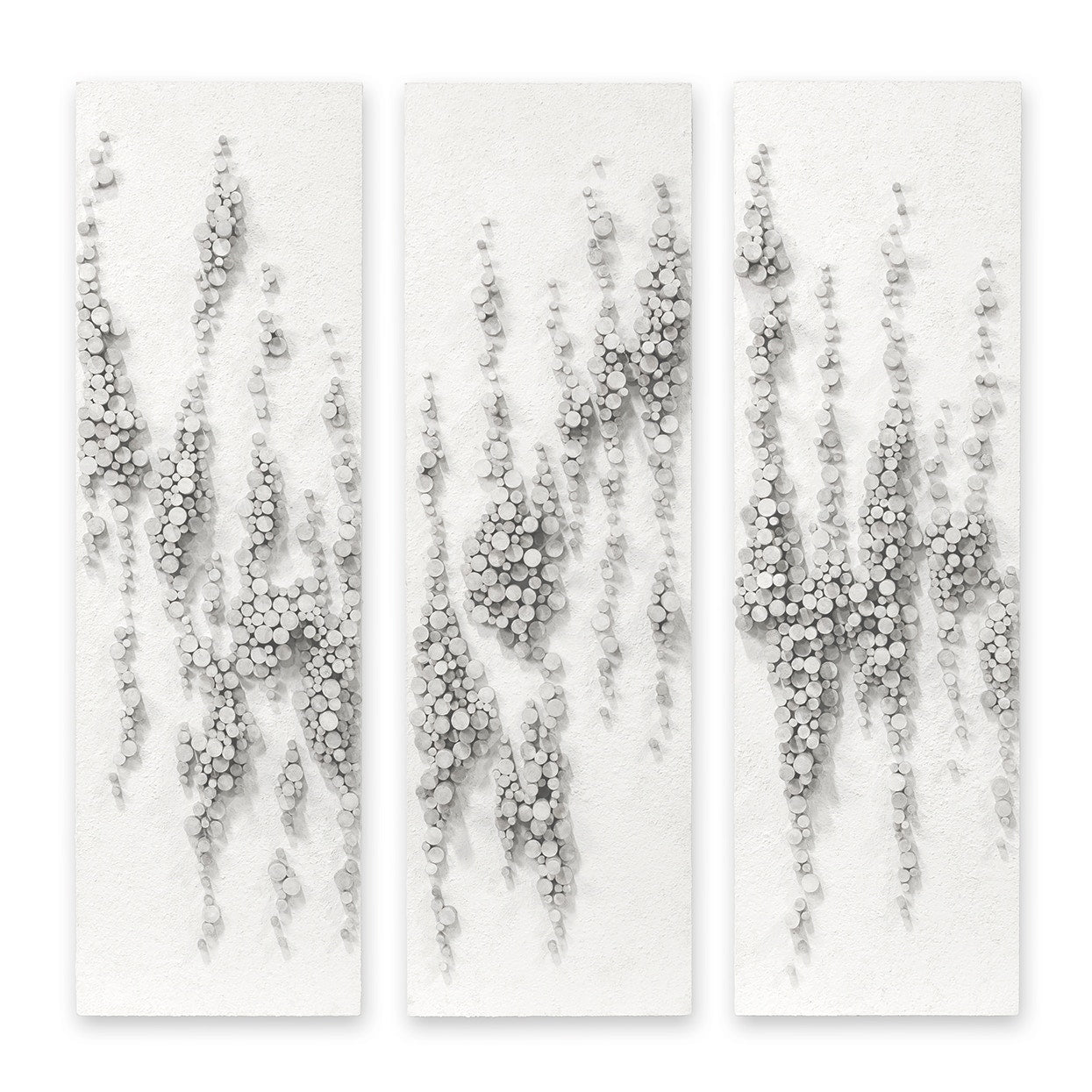 Palecek Home Decor Default Title / Motor Freight - Rate TBQ Palecek Rainfall Rattan Wall Decor Set Of 3