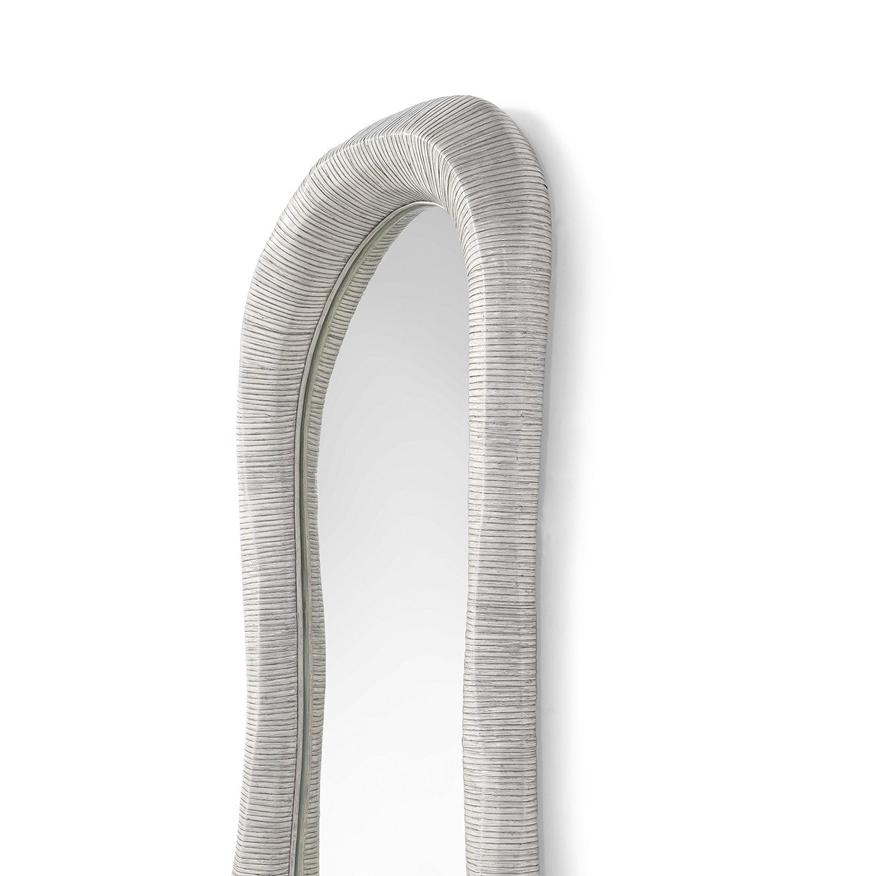 Palecek Lighting Default Title / Motor Freight - Rate TBQ Palecek Ravenna Mirror Large, Whitewash
