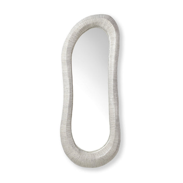 Palecek Lighting Default Title / Motor Freight - Rate TBQ Palecek Ravenna Mirror Large, Whitewash