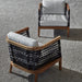 Palecek Furniture I/O SAILCLOTH SALT 64 / Motor Freight - Rate TBQ Palecek Recaro Outdoor Lounge Chair