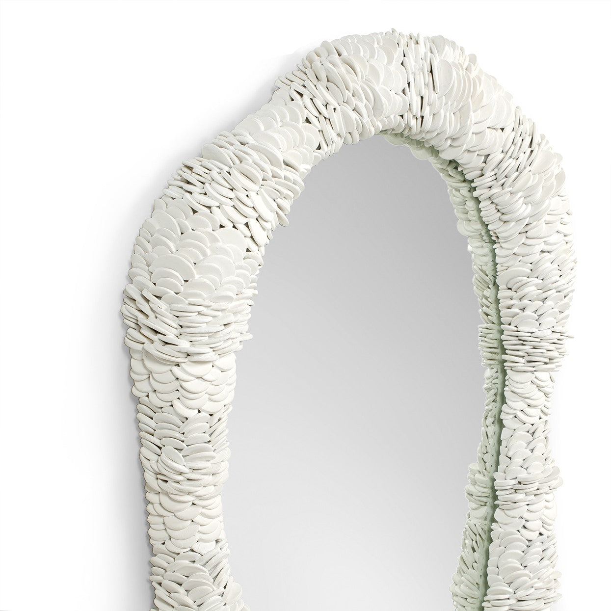 Palecek Lighting Palecek Reese Oval Mirror, Small