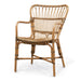 Palecek Furniture Default Title / Motor Freight - Rate TBQ Palecek Retro Rattan Dining Arm Chair