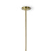 Palecek Lighting Palecek Rivoli Leather Pendant White