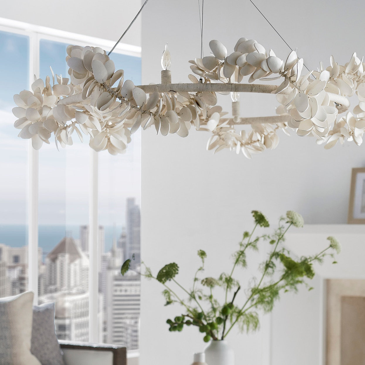 Palecek Lighting Default Title / Motor Freight - Rate TBQ Palecek Roma Chandelier