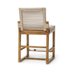 Palecek Furniture I/O SAILCLOTH SALT 64 / Motor Freight - Rate TBQ Palecek San Martin Outdoor 24" Counter Stool, Taupe