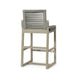 Palecek Furniture I/O BASKET WEAVE 4J / Motor Freight - Rate TBQ Palecek San Martin Outdoor 30" Barstool, Grey