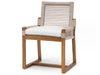 Palecek Furniture I/O SAILCLOTH SALT 64 / Motor Freight - Rate TBQ Palecek San Martin Outdoor Side Chair, Taupe